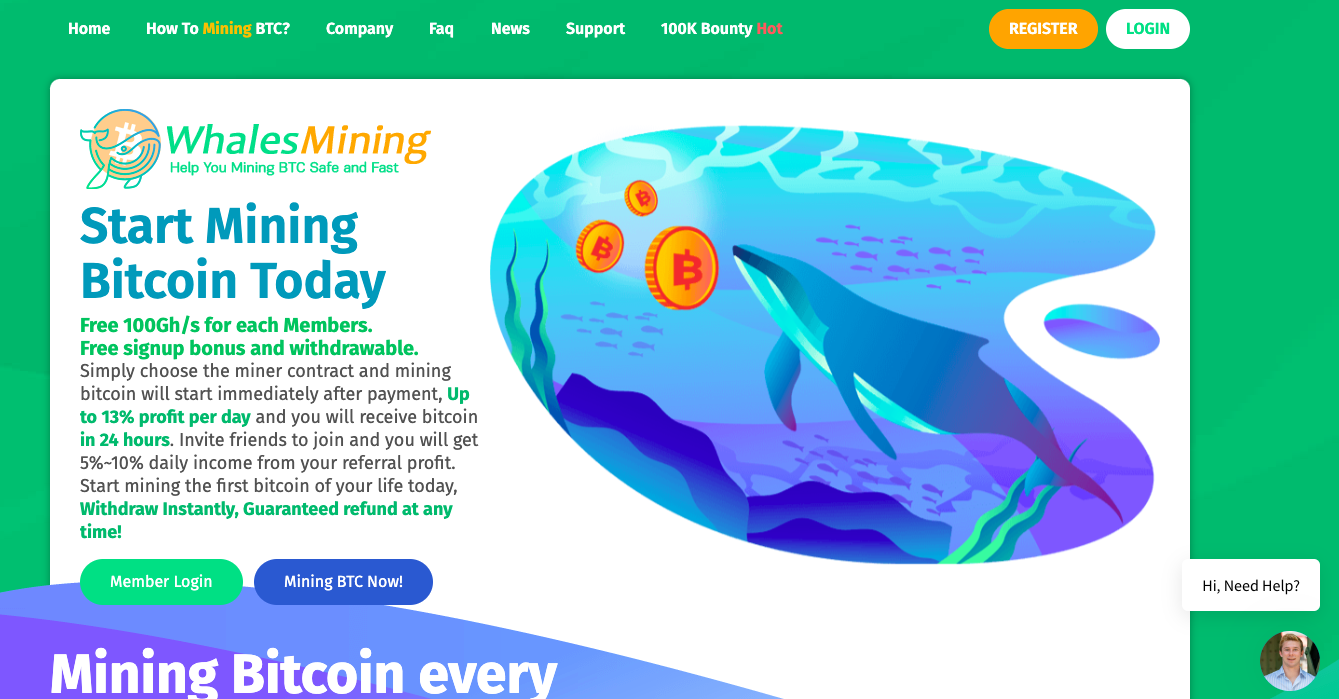 Is Whalesmining.Com a Scam or Legit – Full Review